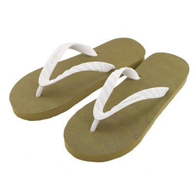 Photo2: flip-flops「KOBE CLASSIC」KHAKI×WHITE