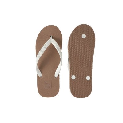 Photo2: flip-flops「SUGARCANE」BEIGE×WHITE