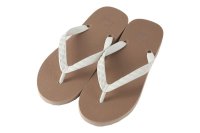 flip-flops「SUGARCANE」BEIGE×WHITE