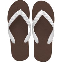 beach sandal brown sole