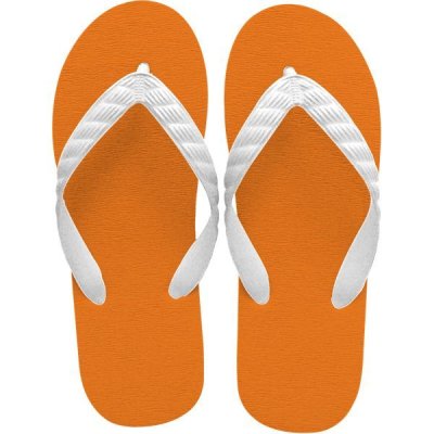 Photo1: beach sandal orange sole