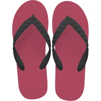 Photo2: beach sandal burgundy sole