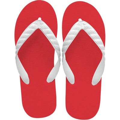 Photo1: beach sandal red sole