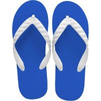 beach sandal royal blue sole