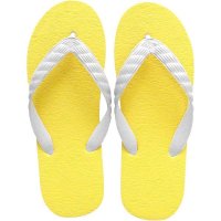 beach sandal yellow sole