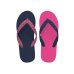 Photo1: CRAZY Flip Flops – Navy × Tropical Pink | Made in Japan (1)