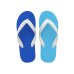 Photo1: CRAZY Flip Flops – Royal Blue × Aqua Blue | Made in Japan (1)