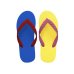Photo1: CRAZY Flip Flops – Royal Blue × Yellow | Made in Japan (1)