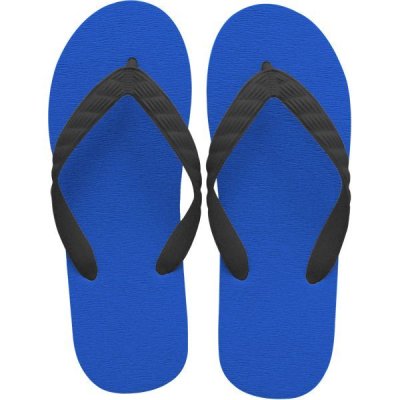 Photo2: Simple Flip-Flops – Royal Blue Sole | Made in Japan