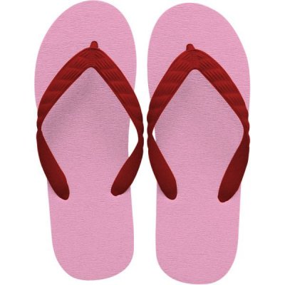Photo5: Simple Flip-Flops – Pink Sole | Made in Japan
