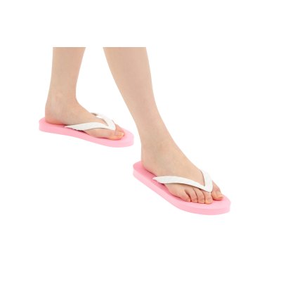 Photo9: Simple Flip-Flops – Pink Sole | Made in Japan