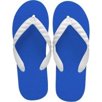 Simple Flip-Flops – Royal Blue Sole | Made in Japan