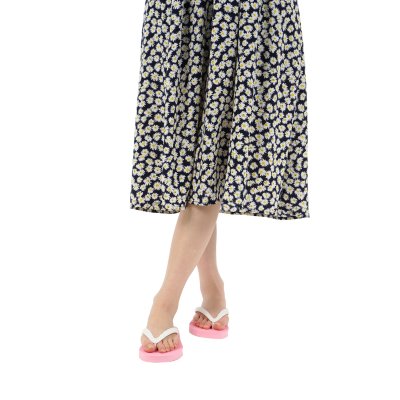 Photo10: Simple Flip-Flops – Pink Sole | Made in Japan