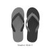 Photo2: CRAZY Flip Flops – Black × Gray | Made in Japan (2)