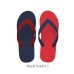 Photo2: CRAZY Flip Flops – Red × Navy | Made in Japan (2)