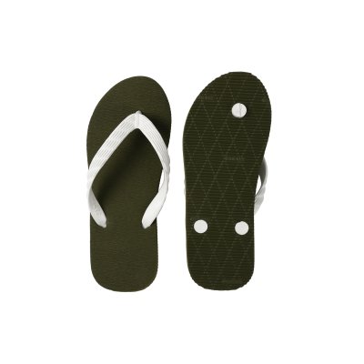 Photo8: Olive Large Size Flip-Flops (29–32 cm / US 11–14) – TSUKUMO | Made in Japan