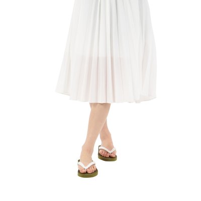 Photo10: Simple Flip-Flops – City Green (Olive) Sole | Made in Japan