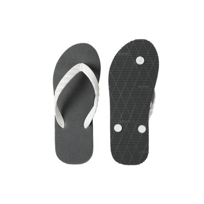Photo5: Gray Large Size Flip-Flops (29–32 cm / US 11–14) – TSUKUMO | Made in Japan
