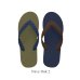 Photo2: CRAZY Flip Flops – Navy × City Green | Made in Japan (2)