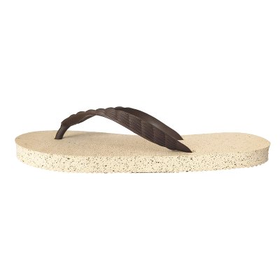 Photo5: Oyster Shell Natural Rubber Flip Flops – Made in Japan