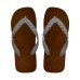 Photo2: JUDO Flip Flops – Brown | Made in Japan (2)