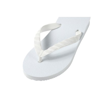 Photo7: White Large Size Flip-Flops (29–32 cm / US 11–14) – TSUKUMO | Made in Japan