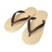 Photo2: Oyster Shell Natural Rubber Flip Flops – Made in Japan (2)