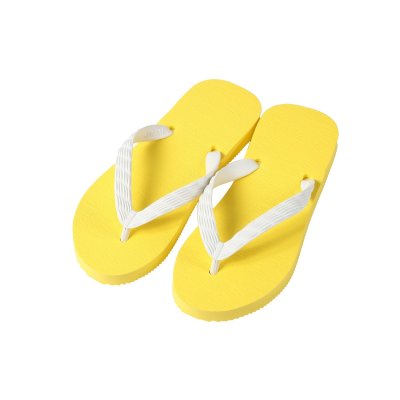 Photo12: Simple Flip-Flops – Yellow Sole | Made in Japan