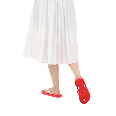 Photo11: Simple Flip-Flops – Red Sole | Made in Japan