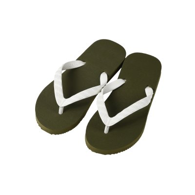 Photo12: Simple Flip-Flops – City Green (Olive) Sole | Made in Japan