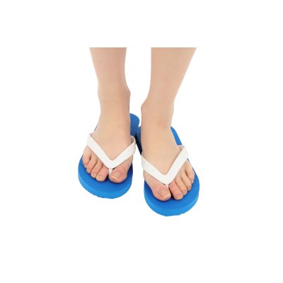 Photo7: Simple Flip-Flops – Royal Blue Sole | Made in Japan