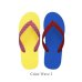 Photo2: CRAZY Flip Flops – Royal Blue × Yellow | Made in Japan (2)