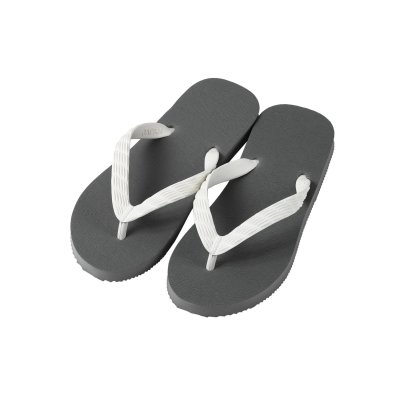 Photo3: Gray Large Size Flip-Flops (29–32 cm / US 11–14) – TSUKUMO | Made in Japan