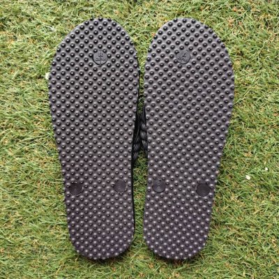 Photo4: Glove Leather Flip Flops – Black | Made in Japan
