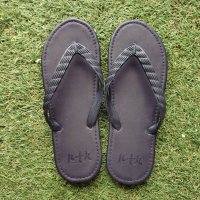 Glove Leather Flip Flops – Black | Made in Japan
