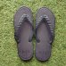 Photo1: Glove Leather Flip Flops – Black | Made in Japan (1)
