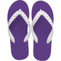 beach sandal purple sole