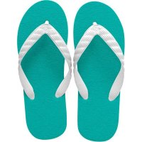 flip-flops green sole