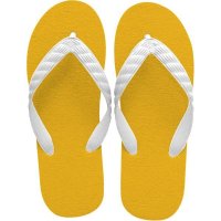 flip-flops gold sole