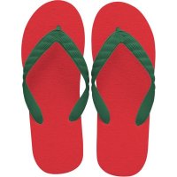 beach sandal green thong