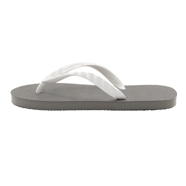 Photo1: flip-flops「KOBE CLASSIC」GRAY×WHITE (1)