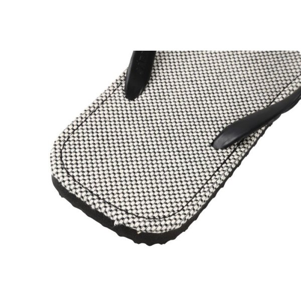 Photo5: flip-flops「JAPANESE ZORI」sashiko fabric black (5)