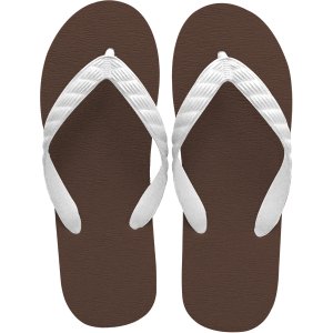 Photo: beach sandal brown sole