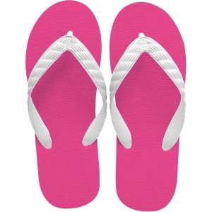 Photo: beach sandal tropical pink sole