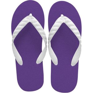 Photo: beach sandal purple sole
