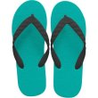 Photo2: beach sandal green sole (2)