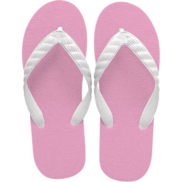 Photo1: Simple Flip-Flops – Pink Sole | Made in Japan (1)