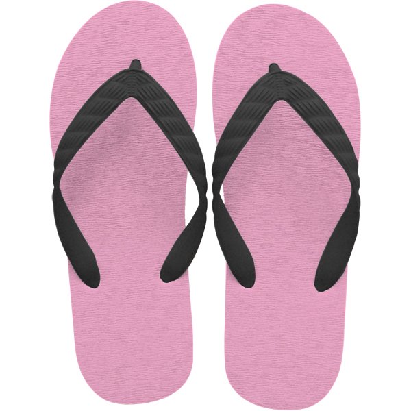 Photo2: Simple Flip-Flops – Pink Sole | Made in Japan (2)