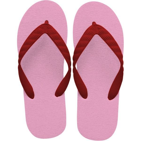 Photo5: Simple Flip-Flops – Pink Sole | Made in Japan (5)