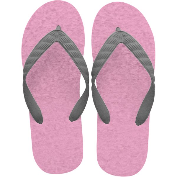 Photo3: Simple Flip-Flops – Pink Sole | Made in Japan (3)